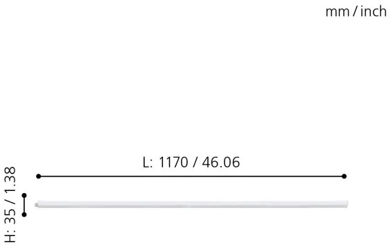 Eglo 97574 - Lampada LED sottopensile DUNDRY LED/12W/230V