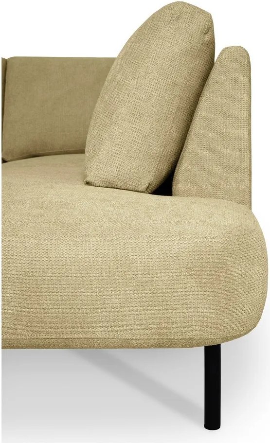 Divano angolare giallo ocra (angolo destro/"U") Hero - Scandic