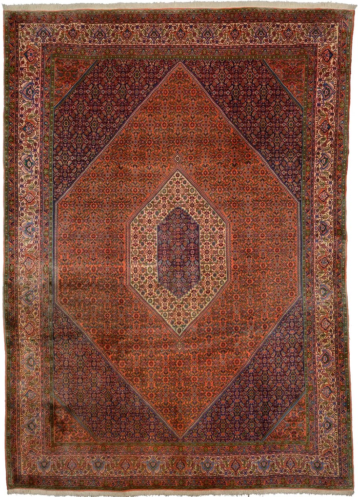 Bidjar Tappeto persiano 260x360 Rosso (Iran) Annodato A Mano
