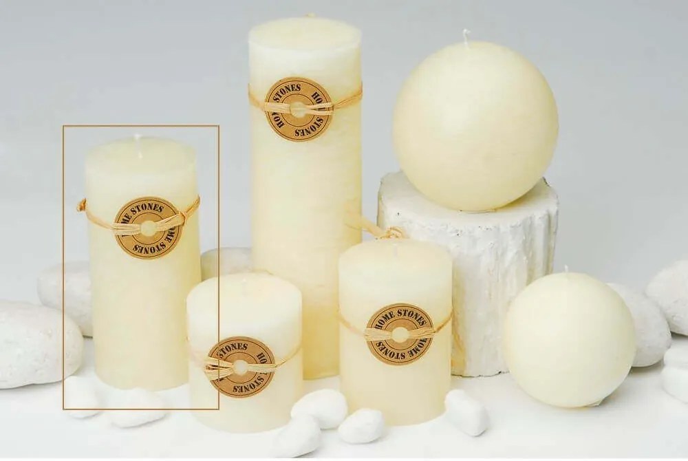 IVORY - candela cilindrica profumata 14 cm