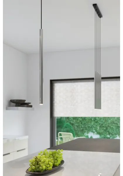 Sollux SL.1199 - Lampadario a sospensione con filo PASTELO 1xG9/8W/230V cromo