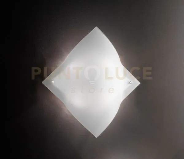 Plafoniera in vetro satinato cake 50x47cm 4 luci attacco e27