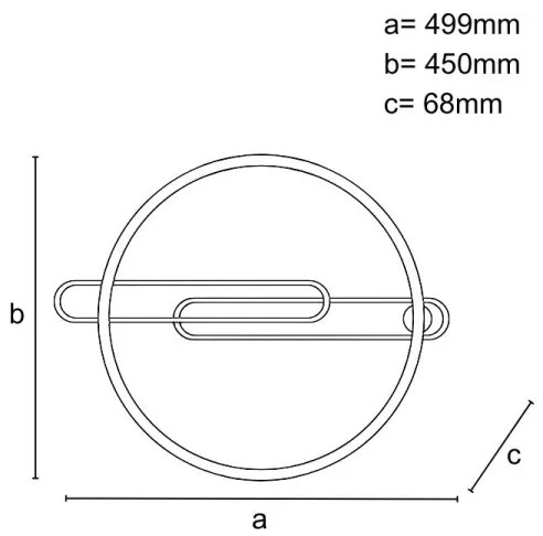 Plafoniera LED dimmerabile LED/60W/230V 3000-6500K nero + telecomando
