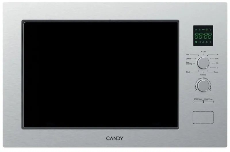 Candy Ca38fl7nwx Forno A Microonde Da Incasso 25 Litri 900 Watt Inox