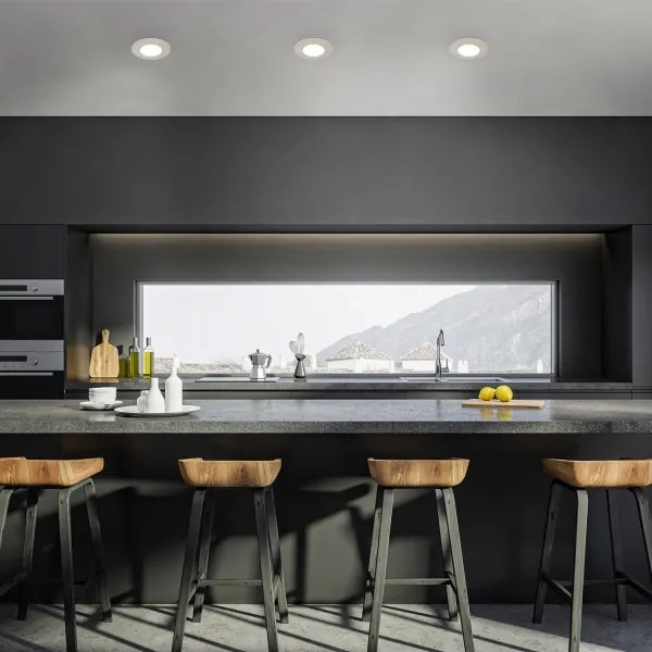 Briloner 7598032 -SET 3x Lampada LED da incasso per bagni LED/4,9W/230V IP44 cromo