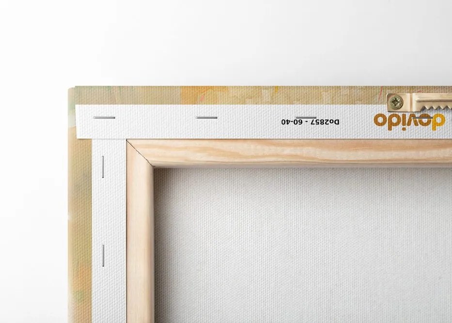 Quadro su tela – Gatto con imitazione di pittura