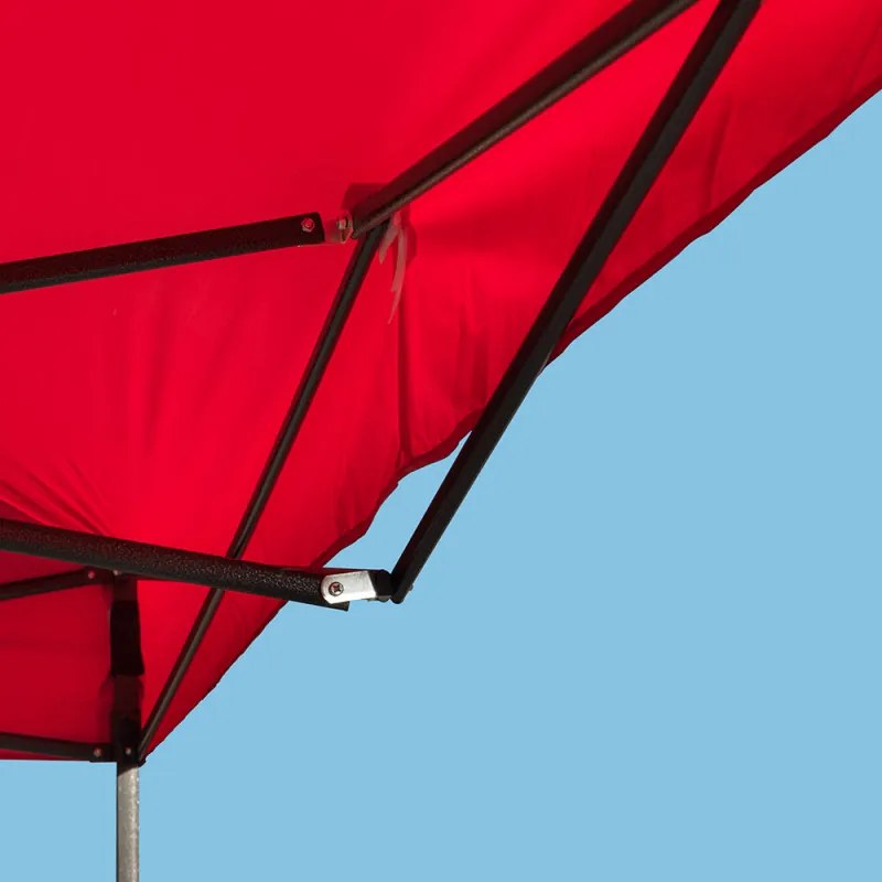 Gazebo 3x3 Basic - Rosso