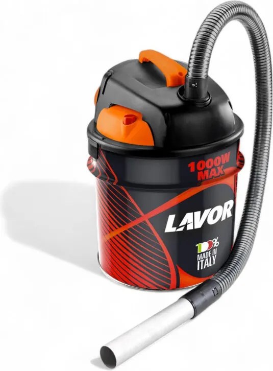 Aspiracenere elettrico potente silenzioso scuotifiltro capienza 18 litri 800 watt fusto acciaio filtro lavabile