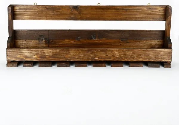 Mensola 28x102 cm abete rosso marrone