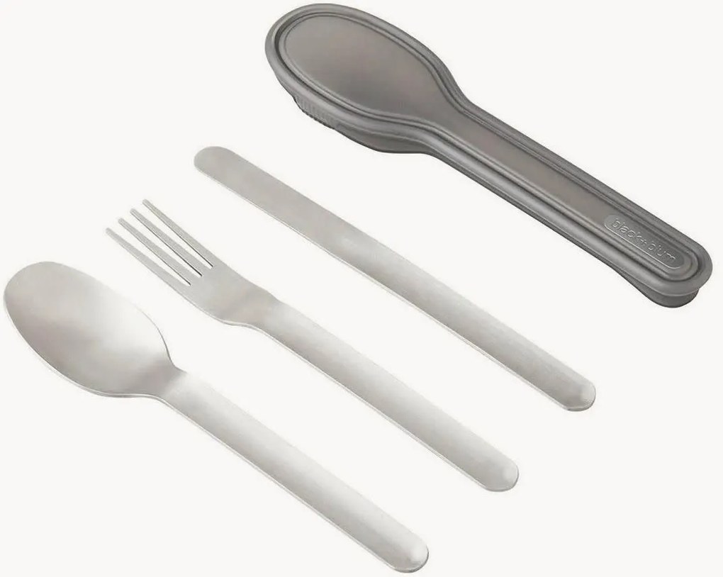 Set di 4 posate in acciaio inossidabile Timmy