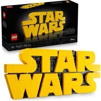 Star Wars logo in mattoncini Lego
