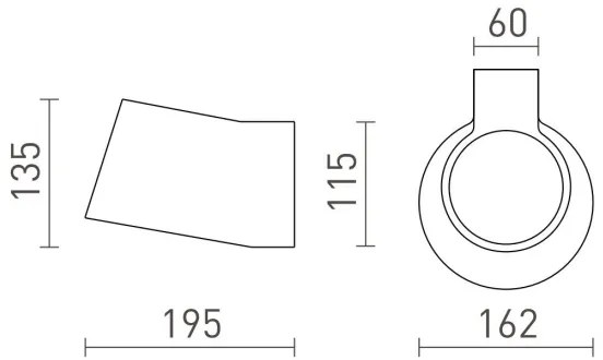 RED - Design Rendl - R13520 - Applique BENITA 1xE14/25W/230V