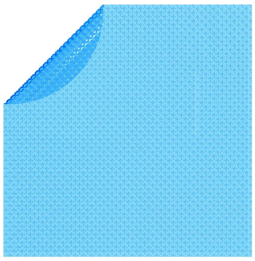 Pellicola Galleggiante Solare PE Rotonda 455 cm per Piscina Blu