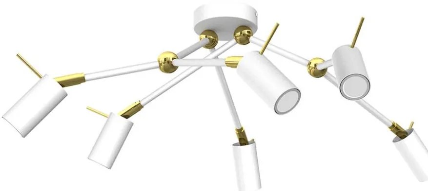 Faretto IRIS 6xGU10/MR11/40W/230V bianco/oro