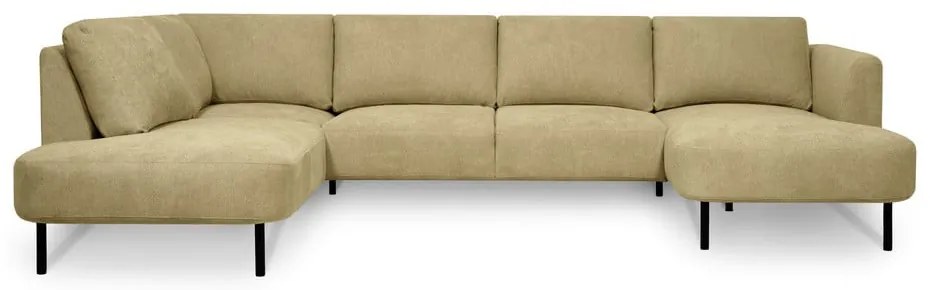 Divano angolare giallo ocra (angolo sinistro/"U") Hero - Scandic