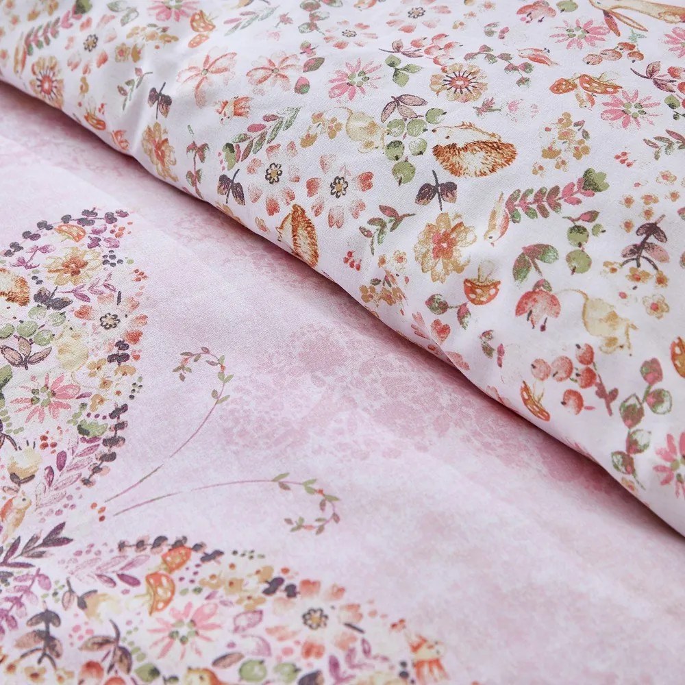 Biancheria da letto singola per bambini 135x200 cm Enchanted Butterfly - Catherine Lansfield