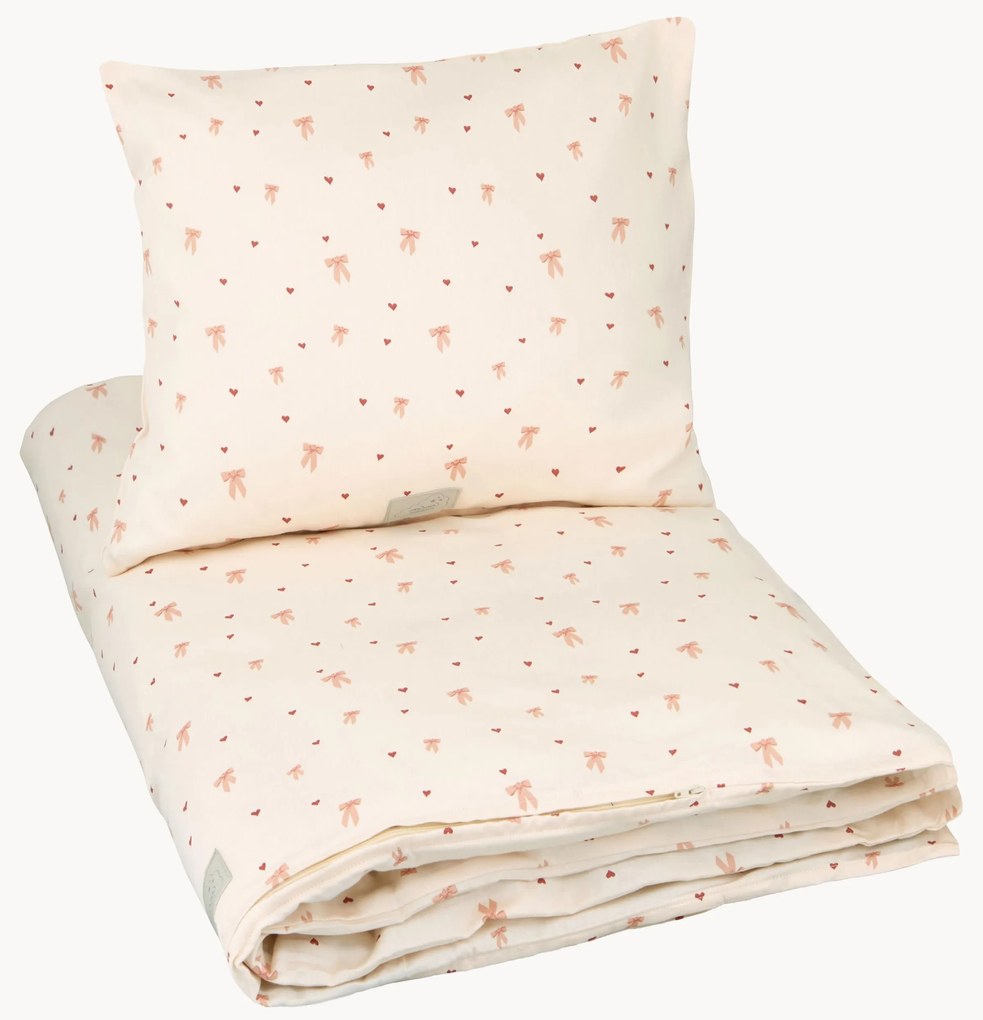Biancheria da letto per bambini in raso di cotone Bows