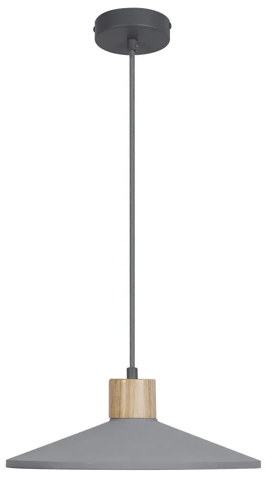 Ledvance - Lampadario a sospensione con filo DECOR CONCRETE 1xE27/15W/230V diametro 32 cm calcestruzzo grigio