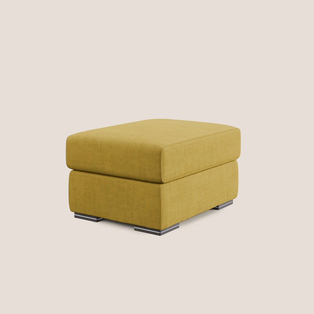 Sun pouf apribile contenitore in tessuto impermeabile T02 giallo