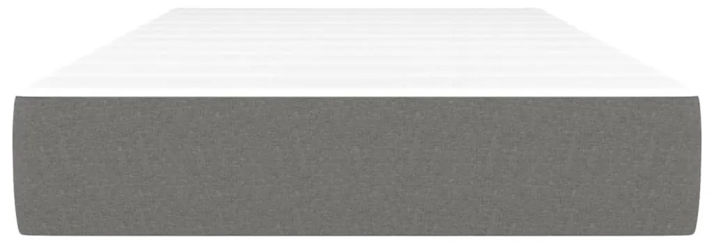 Materasso a molle insacchettate grigio scuro 100x200x20 cm