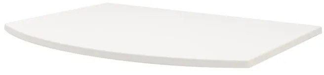 Top per lavabo Vague BADEN HAUS L 69 x H 1.6 x P 51 cm bianco mdf