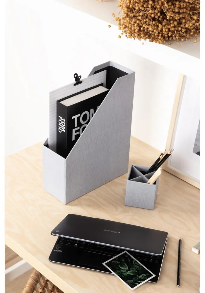 Set di organizer in cartone 4 pz Hugo Canvas Paper Laminate – Bigso