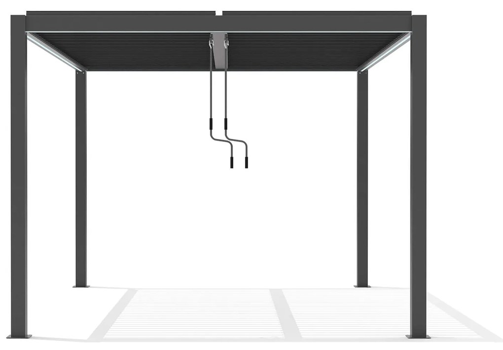 NIMBUS - pergola bioclimatica in alluminio 4x4