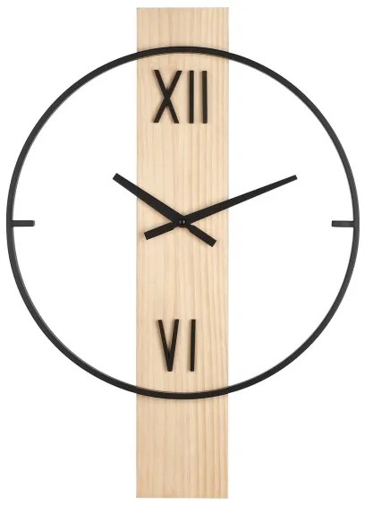 Eglo 425512 - Orologio da parete YAMATSURI 1xAA 56x40 cm legno/metallo