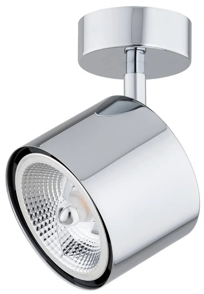 Argon Faretto da soffitto Chloe, orientabile, 1 luce, acciaio cromato
