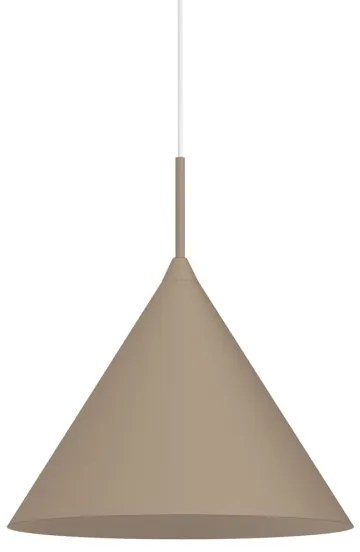 Lampadario a sospensione su cavo CAPITAL, 1xGX53/15W/230V, Ø 32 cm, tortora