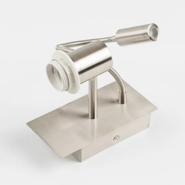 Brilagi - Applique a LED NUBILA 1xE27/25W/230V + LED/3W cromo/rosa