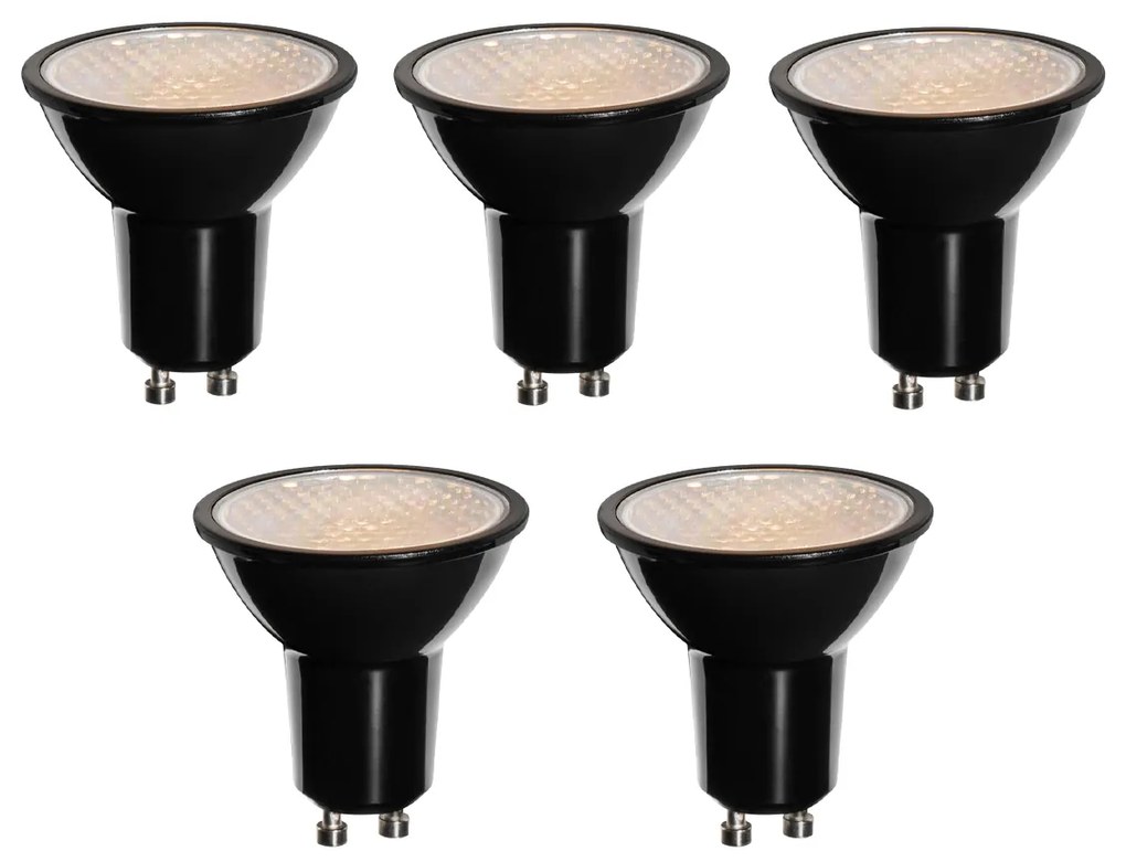 Set di 5 lampadine LED GU10 dimmerabili 50mm Honey Rate 6W 400 lm 3000K