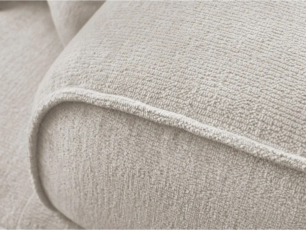Divano beige con rivestimento in ciniglia 237 cm Whesley – Bobochic Paris