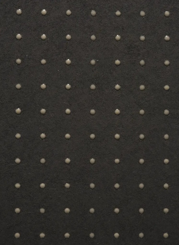 Arte International Carta da parati Dots - 31034 - Dark Burnt Umber