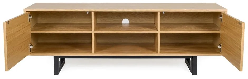 Tavolo TV in rovere Camden Herringbone - Woodman