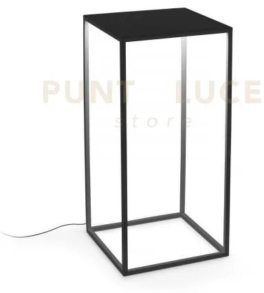 Ipotesi lampada tavolino nero led 3000k 16w  1700 lm 35x73cm