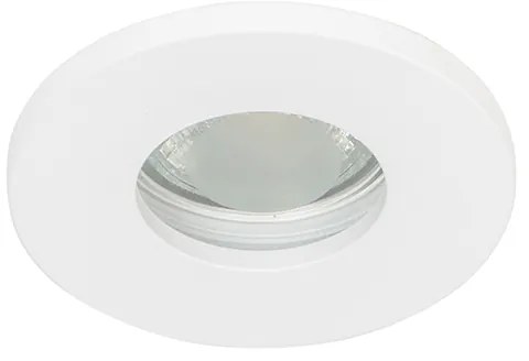 Faretto da incasso moderno per bagno bianco - Shed