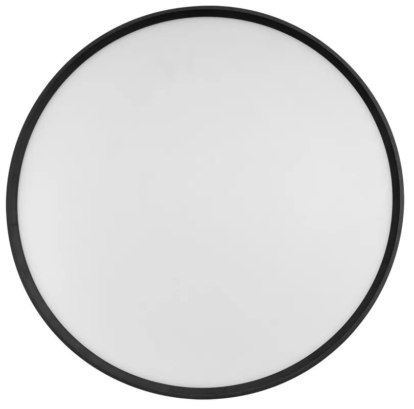 Plafoniera LED Rotonda 50W Slim CCT Bianco Variabile Ø600mm, IP20 - Nera Colore Bianco Variabile CCT
