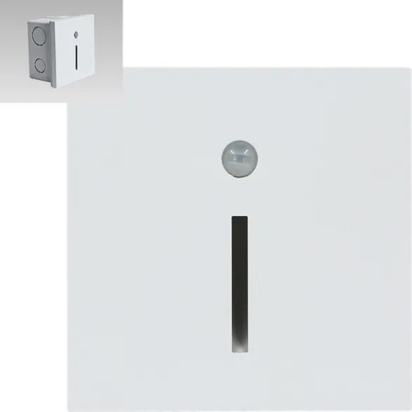 Emithor 70426 - Lampada LED per scale con sensore LINE LED/1W/230V 4000K bianco