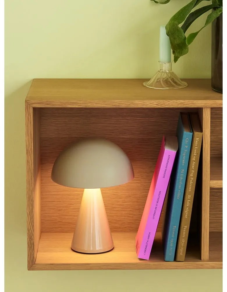 Lampada da tavolo dimmerabile a LED color crema (altezza 20 cm) Mush - Hübsch