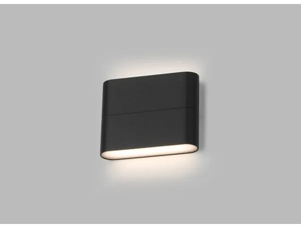 LED2 - Applique LED da esterno FLAT 2xLED/3W/230V antracite IP54