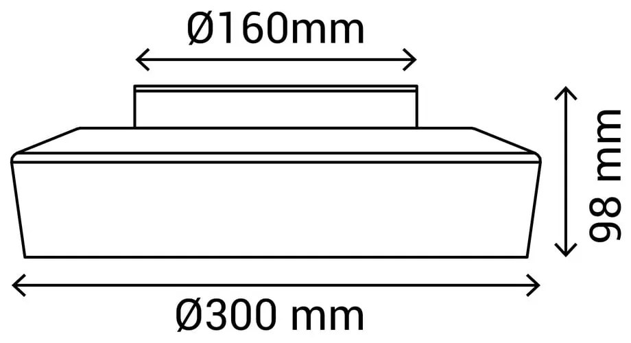 Lampada da soffitto bianca , ø 30 cm Nilo - SULION