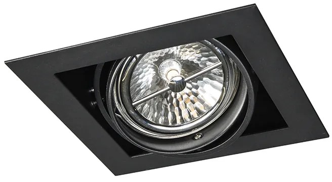 Faretto da incasso nero G53 111mm regolabile - Oneon