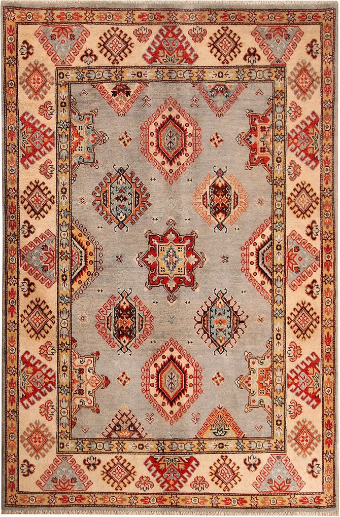 Kazak Tappeto orientale 140x200 (Pakistan) Annodato A Mano