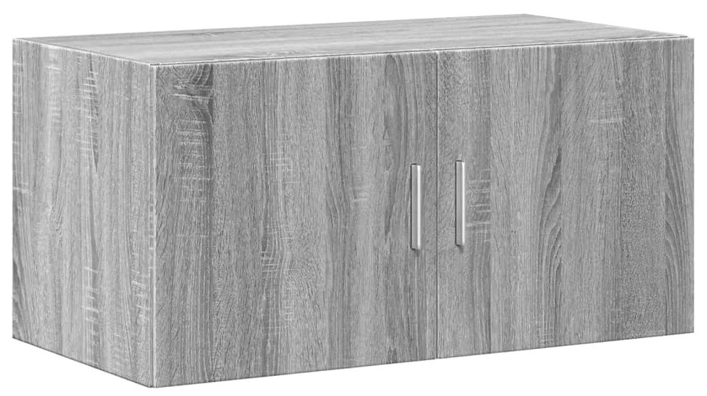 Mobile a parete grigio sonoma 80x42,5x40cm in legno multistrato