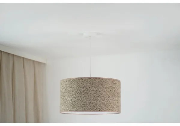 Brilagi - Lampadario a sospensione con filo BOUCLE ROLLER 1xE27/15W/230V diametro 45 cm marrone