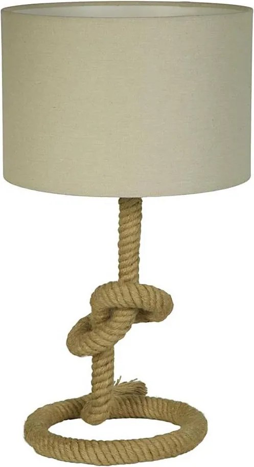 Searchlight EU78410 - Lampada da tavolo ROPE 1xE27/60W/230V