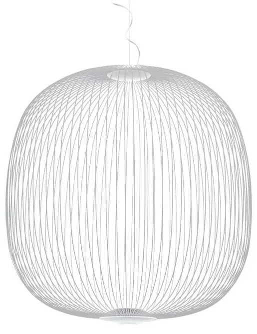 Spokes 2 Grande Lampada LED a Sospensione Dimmerabile Bianco - Foscarini