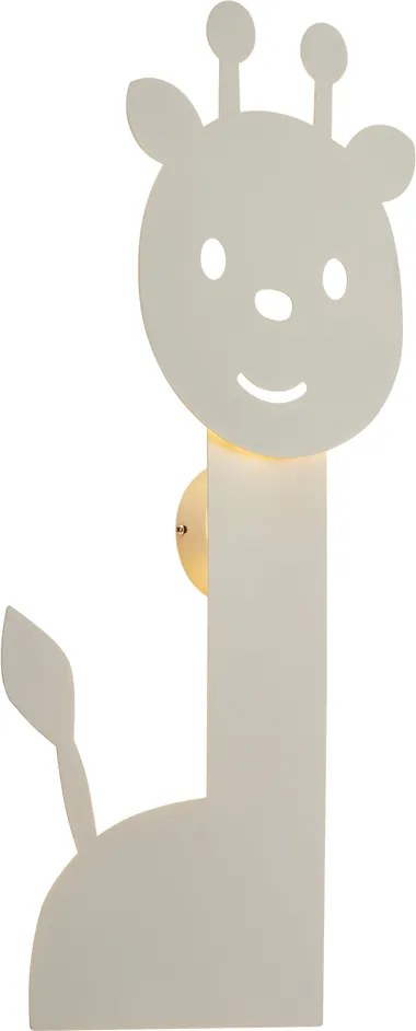 Lampada da parete per bambini beige con LED dimmerabile a 3 livelli - Gigi la Giraffa