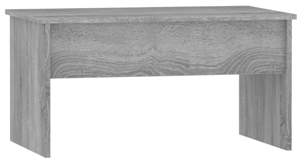Tavolino salotto grigio sonoma 80x50,5x41,5cm legno multistrato